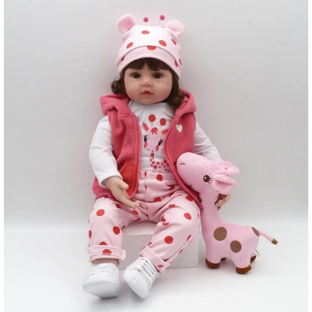 MUÑECA SILICONA 45CM BELLA REALISTA BEBÉ REBORN