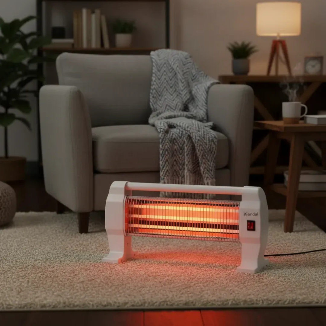 ESTUFA ELÉCTRICA CALEFACTOR BAJO CONSUMO 1200W 3 NIVELES