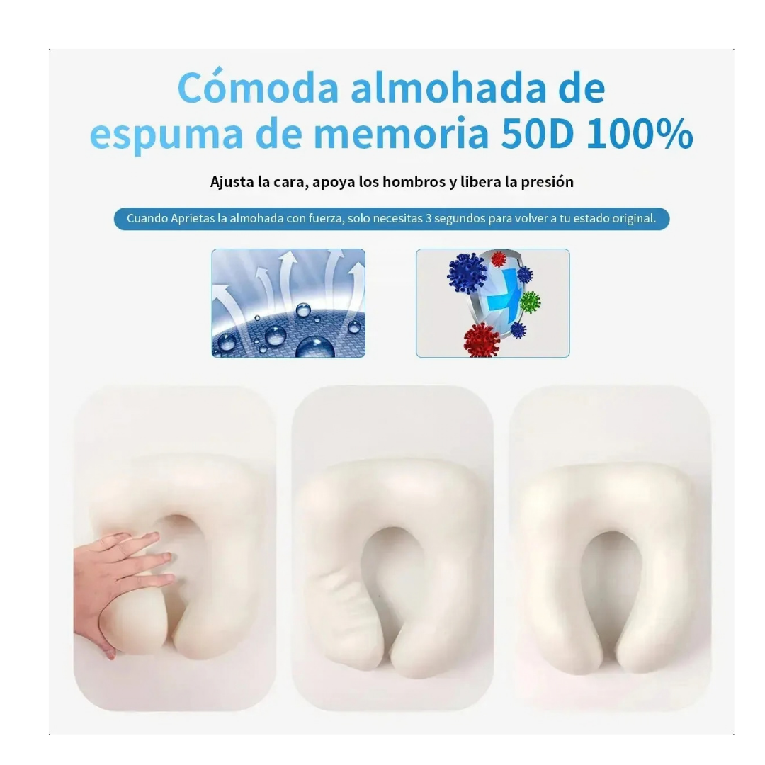 ALMOHADA DE VIAJE ERGONÓMICA PREMIUM