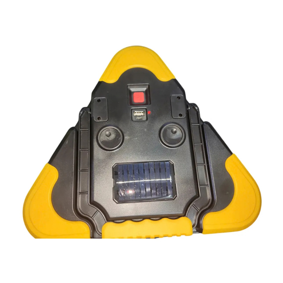 TRIÁNGULO DE EMERGENCIA HURRY BOLT HB7709 LED RECARGABLE SOLAR ROJO IP44