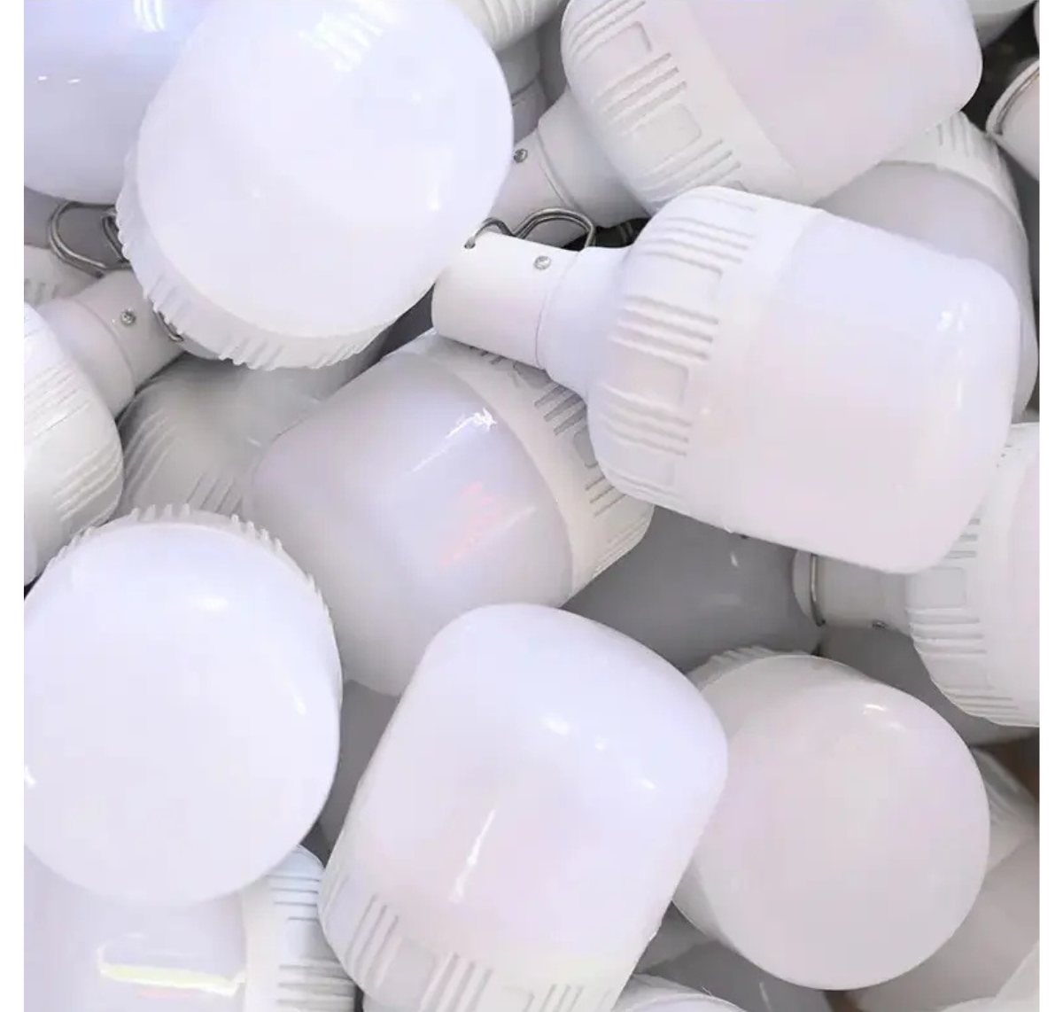 X4 LÁMPARAS RECARGABLES USB PARA CAMPING - AMPOLLETAS LED DE EMERGENCIA