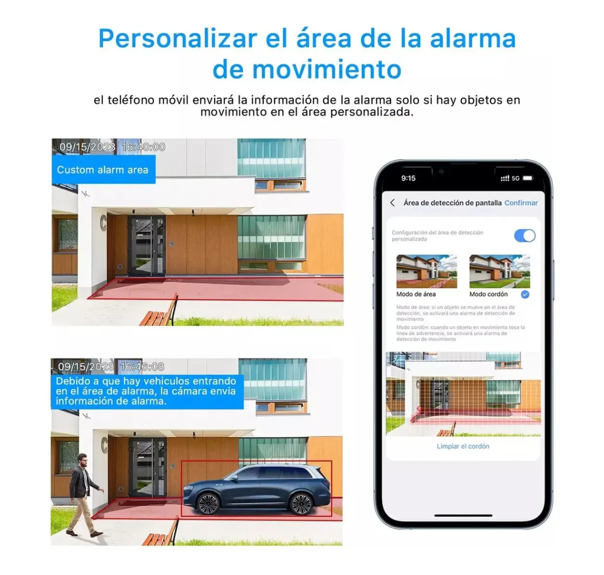 CÁMARA DE SEGURIDAD WIFI HD 1080P EXTERIOR IMPERMEABLE