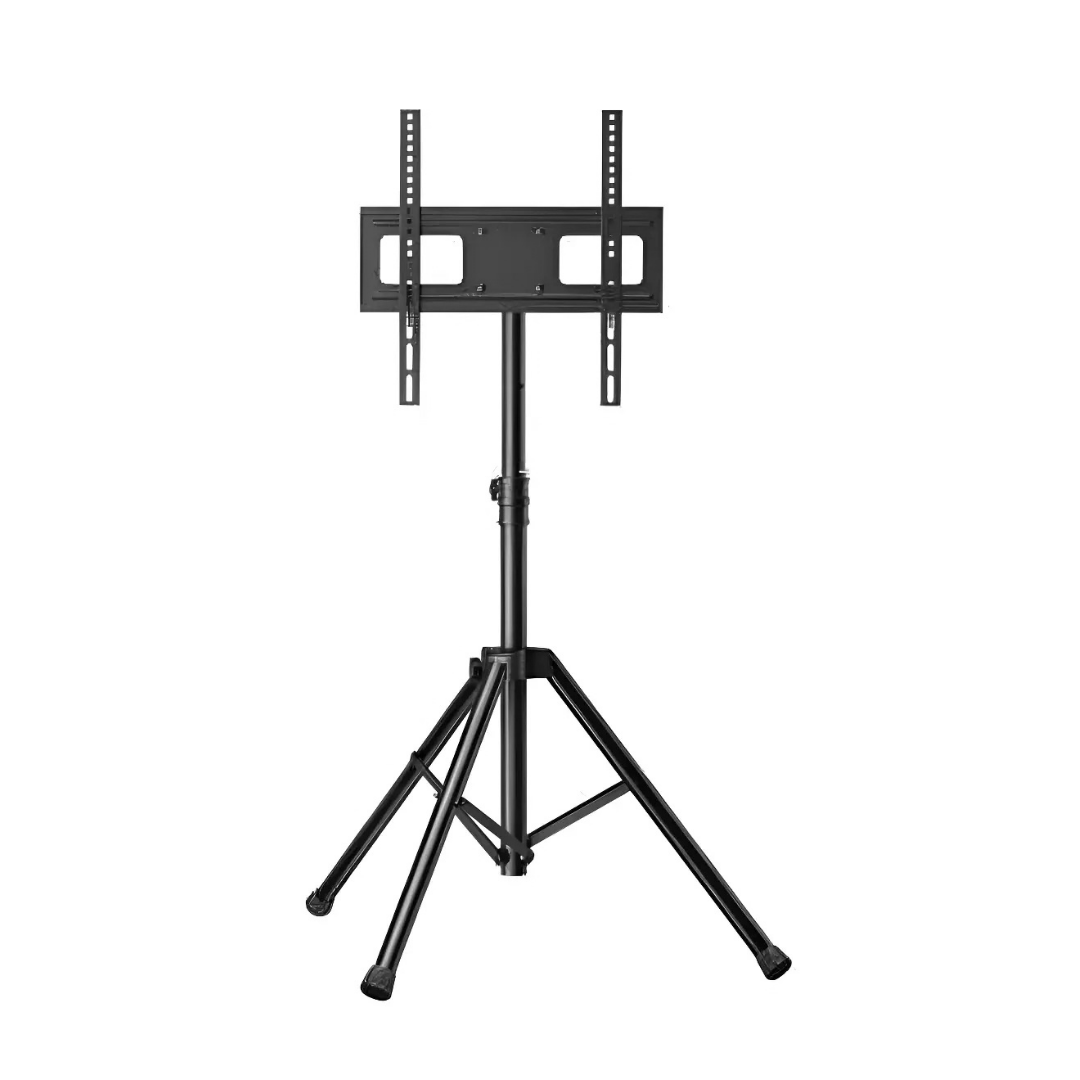 BASE TRÍ´PODE PEDESTAL TV 32 A 55 PULGADAS GIRATORIO 360° -NEGRO