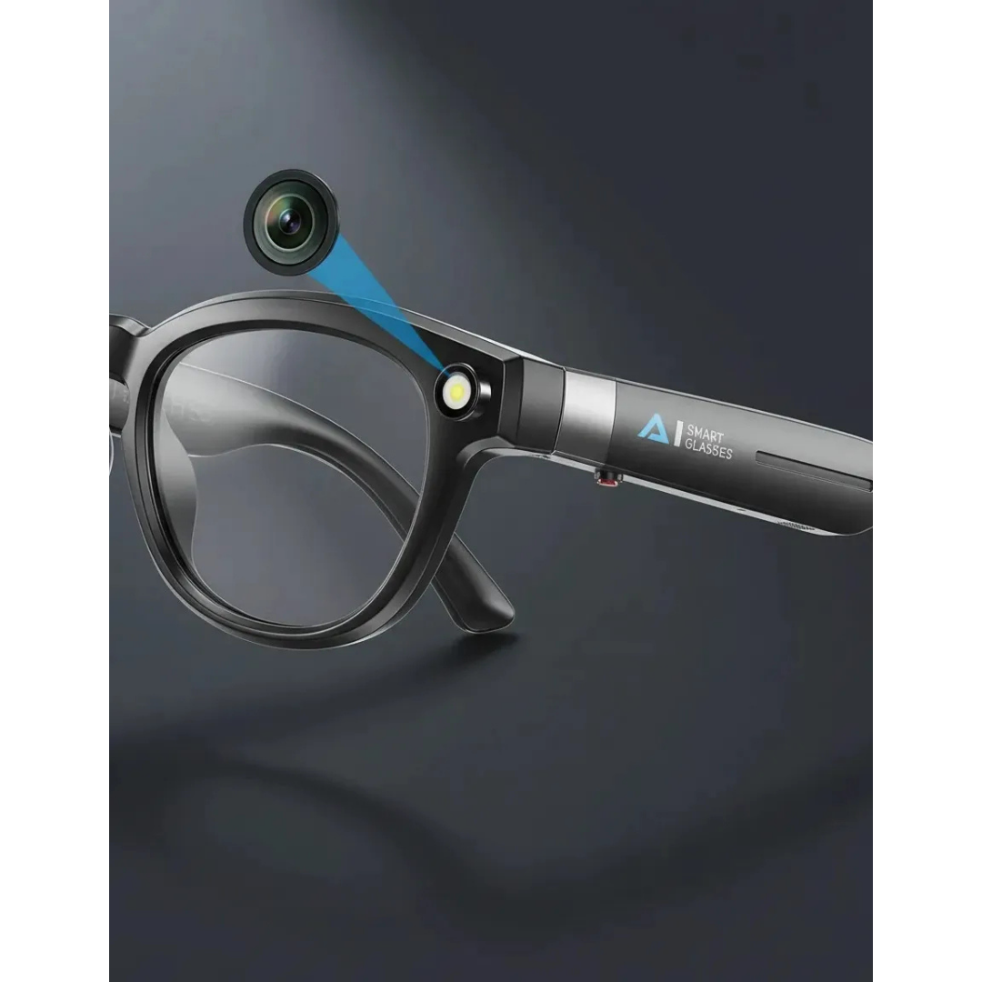 LENTES INTELIGENTES IA CON CÁMARA HD Y BLUETOOTH -NEGRO