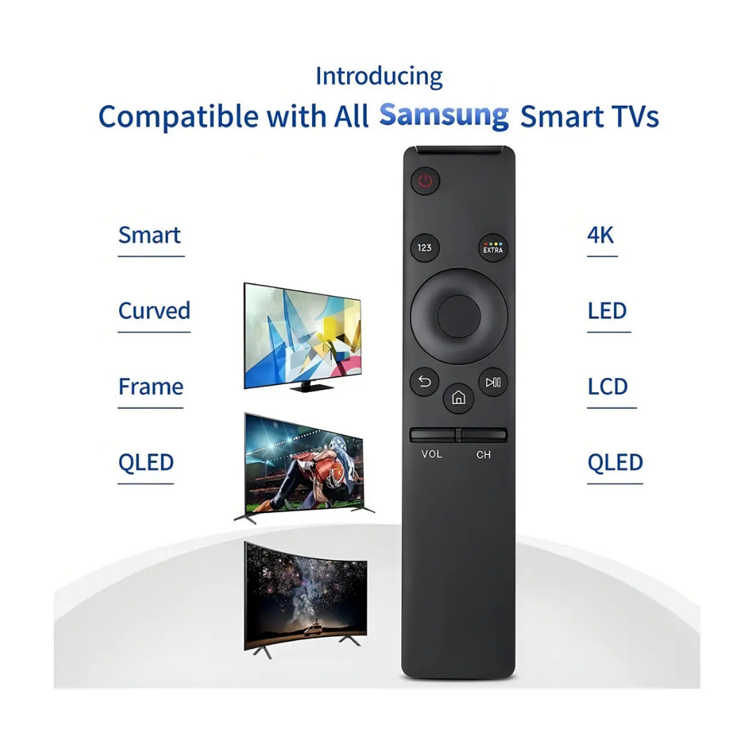 CONTROL REMOTO GENÉRICO COMPATIBLE PARA SAMSUNG SMART TV UHD 4K