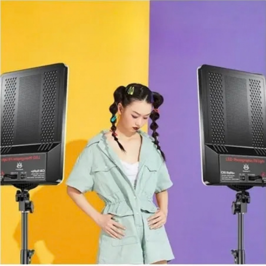 LUZ PANEL LED REGULABLE PARA VIDEO Y FOTOGRAFÍA PL48