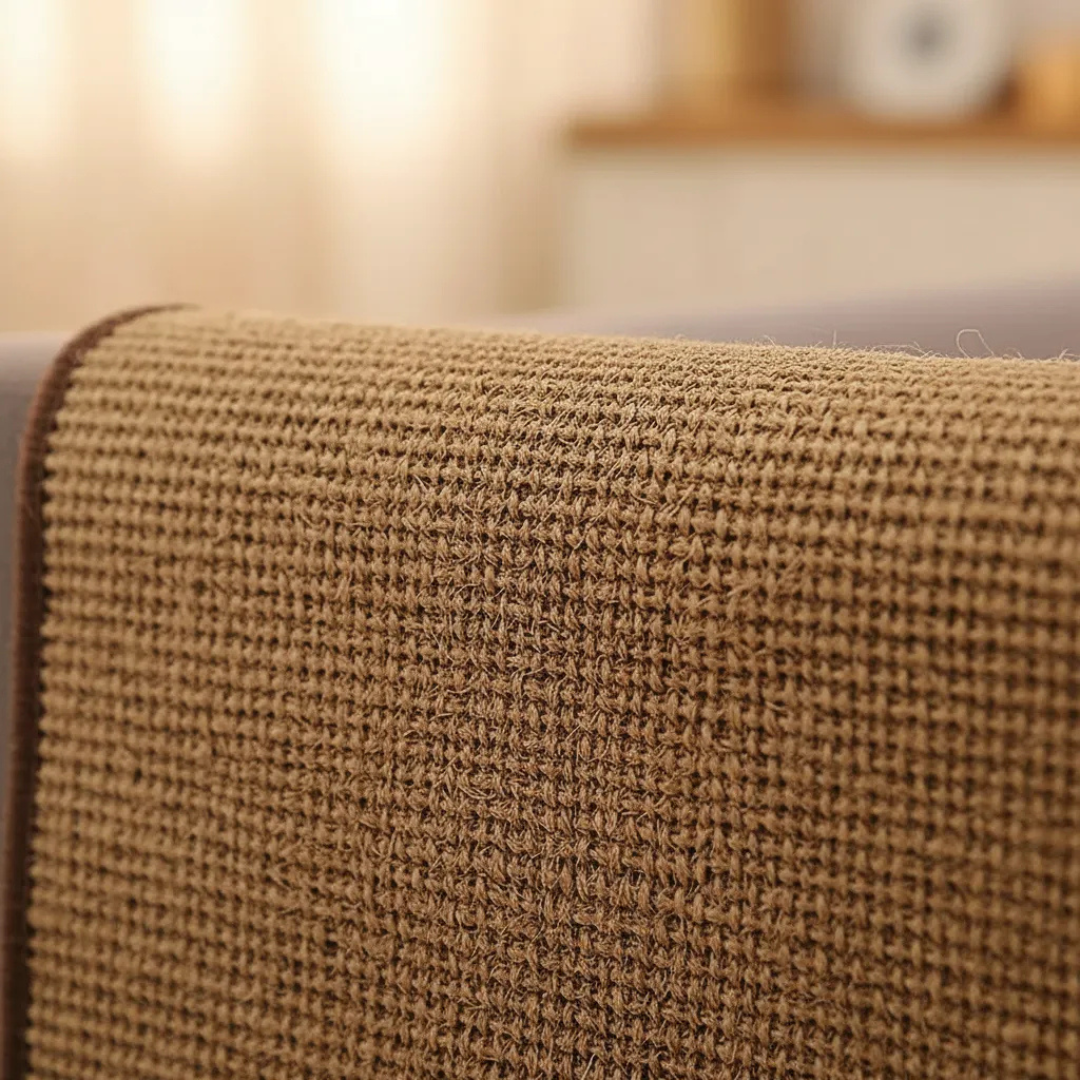 RASCADOR PARA GATO TIPO ALFOMBRA PARA SILLÓN Y MUEBLES CON 12 SUJETADORES
