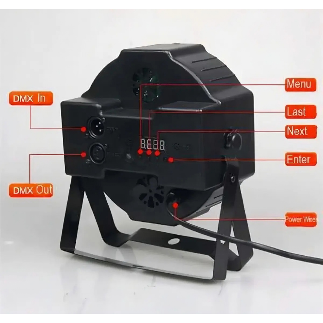 FOCO FIESTA 36 LED RGB DMX AUDIORRÍTMICO CARRETE