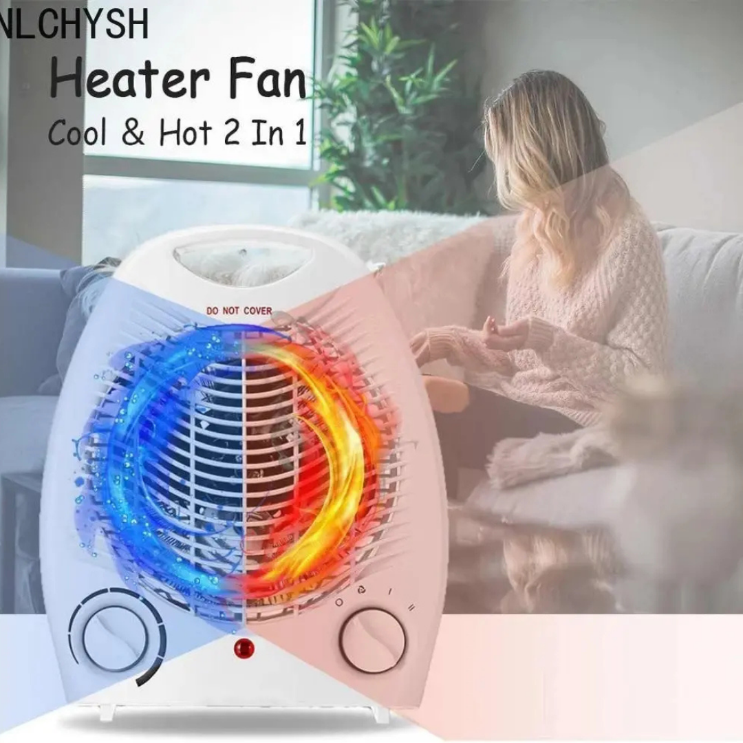 CALEFACTOR VENTILADOR ELÉCTRICO PORTÁTIL 2000W PTC