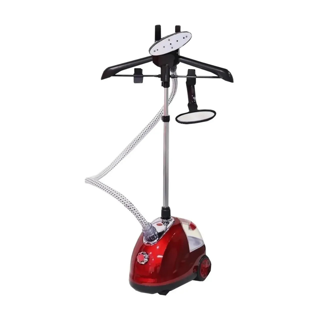 PLANCHA A VAPOR VERTICAL 1800W CON RUEDAS - COLOR ROJO