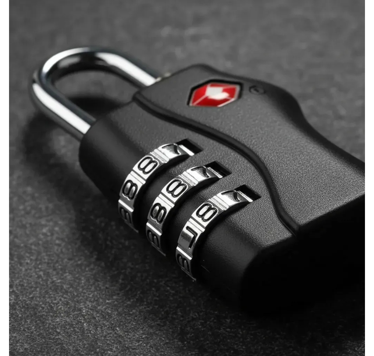 CANDADO TSA PARA MALETA CON CLAVE DE 3 DÍGITOS - 30 mm