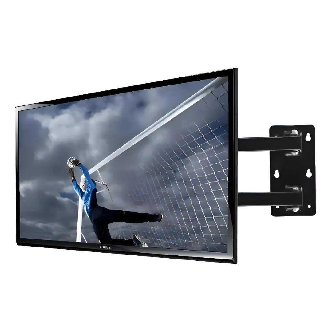 SOPORTE DE TV CON BRAZO ARTICULADO 14" A 55" COLOR NEGRO