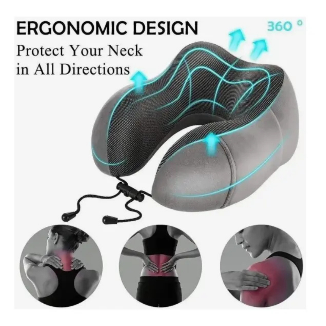 ALMOHADA DE VIAJE ERGONÓMICA PREMIUM