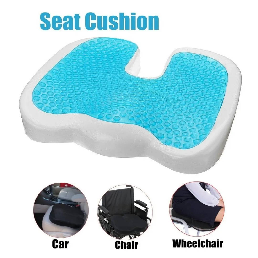COJÍN ORTOPÉDICO PREMIUM COXIS ERGONÓMICO MEMORY FOAM + GEL
