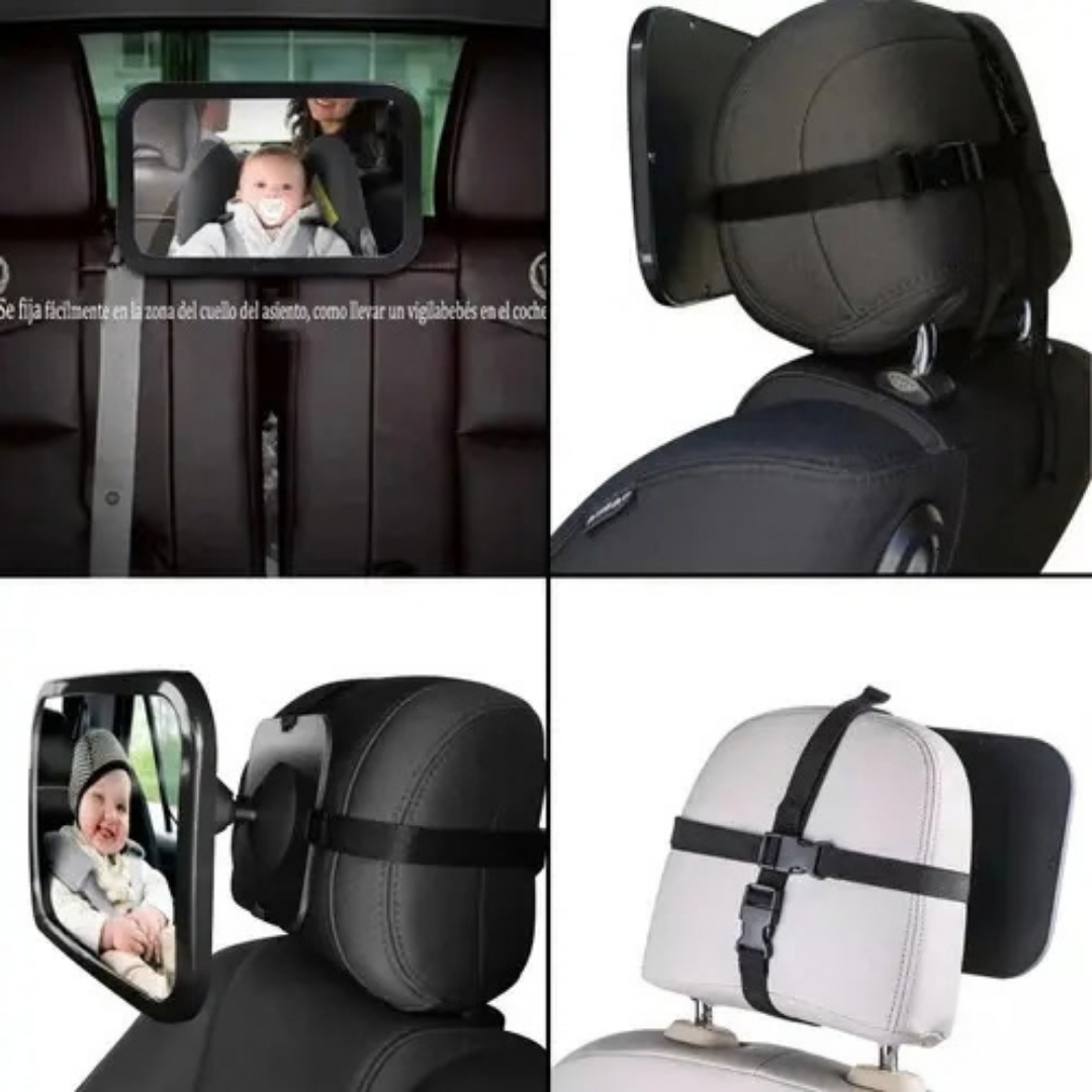 ESPEJO RETROVISOR DE AUTO PARA SEGURIDAD DE NIÑOS