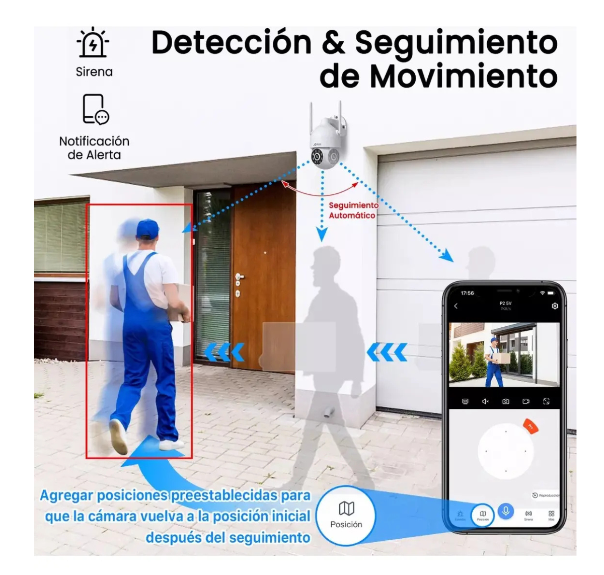 CÁMARAS X2 IP SMART WIFI HD EXTERIOR E INTERIOR CON VISIÓN NOCTURNA