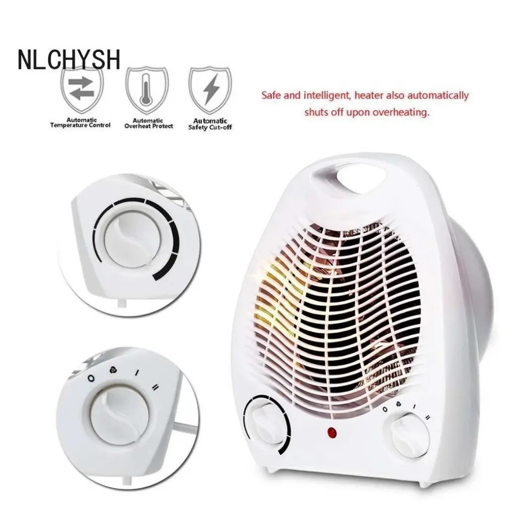 CALEFACTOR VENTILADOR ELÉCTRICO PORTÁTIL 2000W PTC