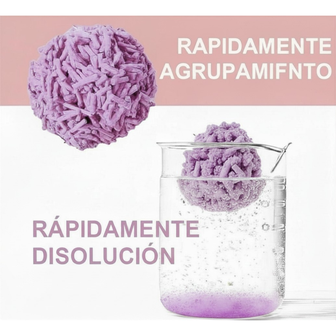 ARENA DE TOFU VEGETAL BIODEGRADABLE 6L 2.2KG PARA GATO LAVANDA