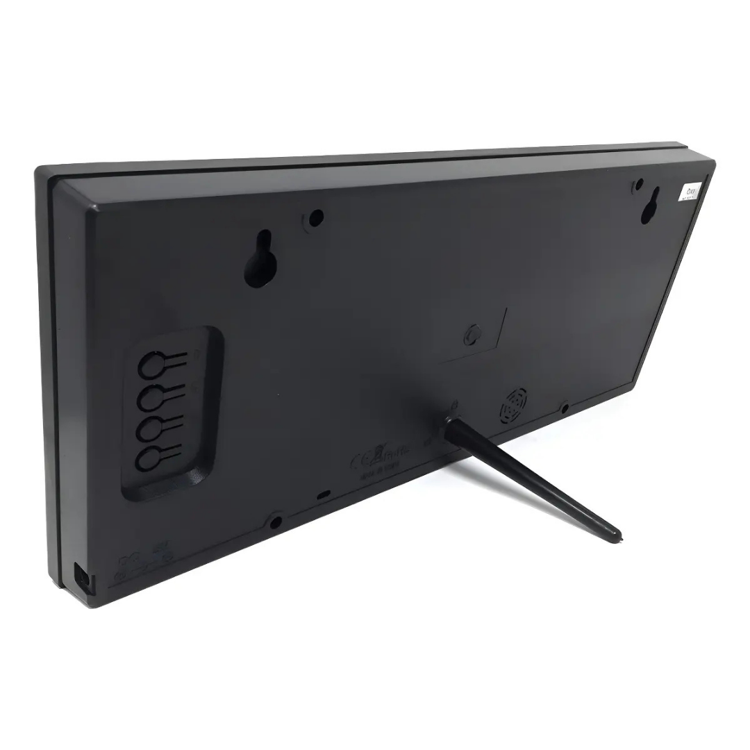 RELOJ DIGITAL DE PARED CON PANTALLA LED MAKA -NEGRO