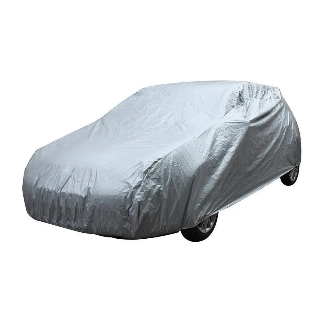 COBERTOR PARA AUTO SEDÁN IMPERMEABLE CON PROTECCIÓN UV Y ELÁSTICO