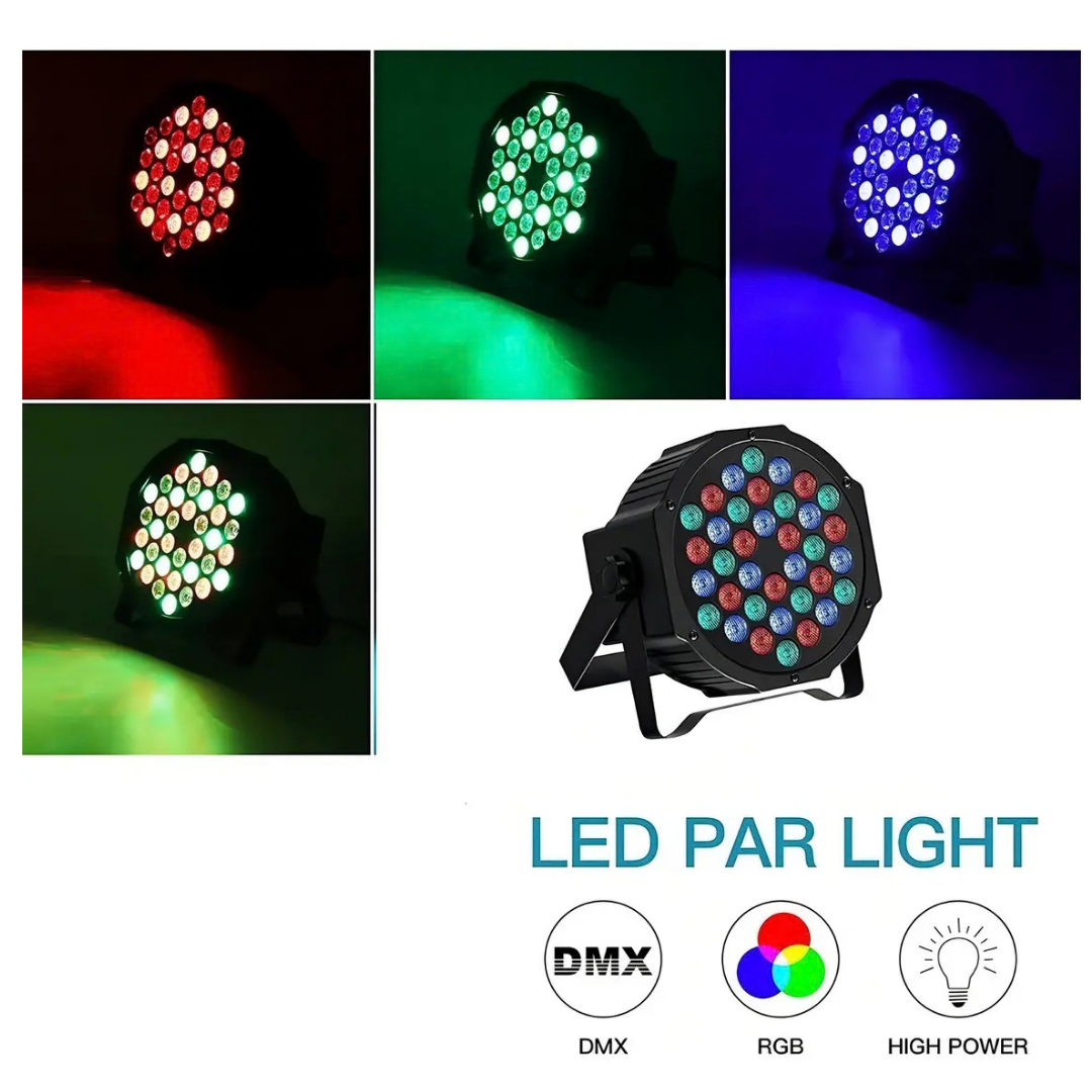 FOCO FIESTA 36 LED RGB DMX AUDIORRÍTMICO CARRETE