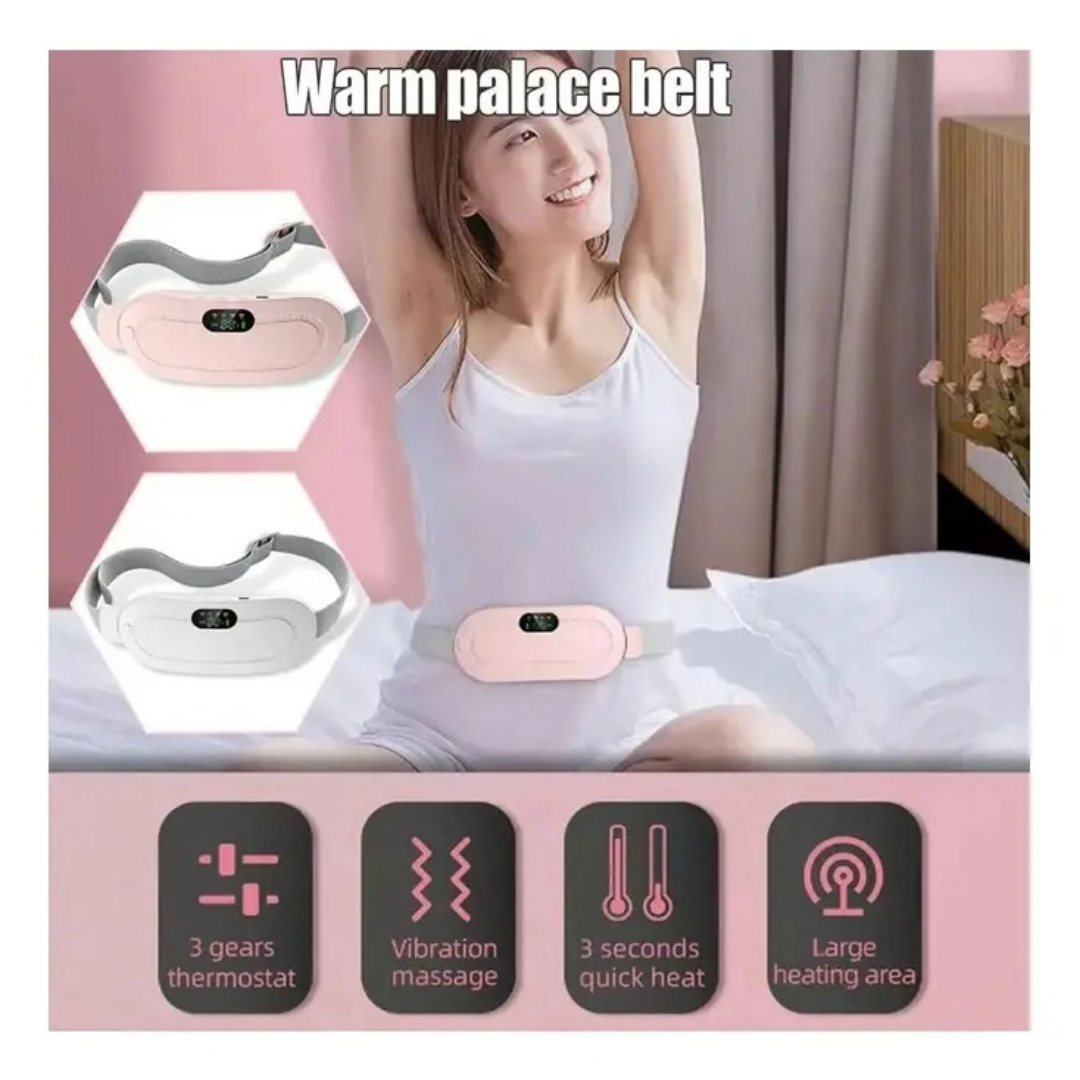 CINTURÓN CALENTADOR USB PARA ALIVIO DE CÓLICO MENSTRUALES