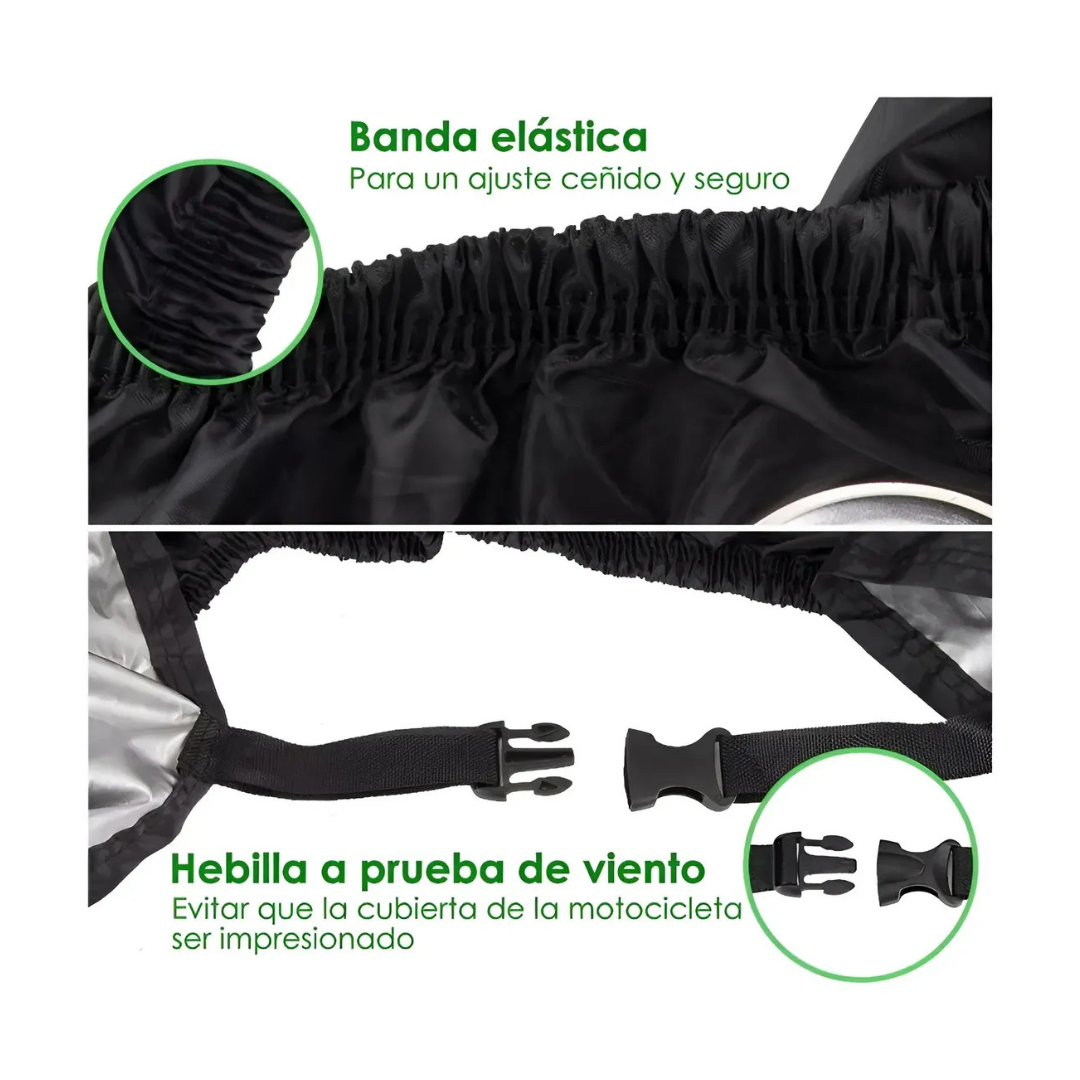 FUNDA IMPERMEABLE PARA BICICLETA 110X200 CM - PROTECCIÓN TOTAL PARA EXTERIOR E INTERIOR