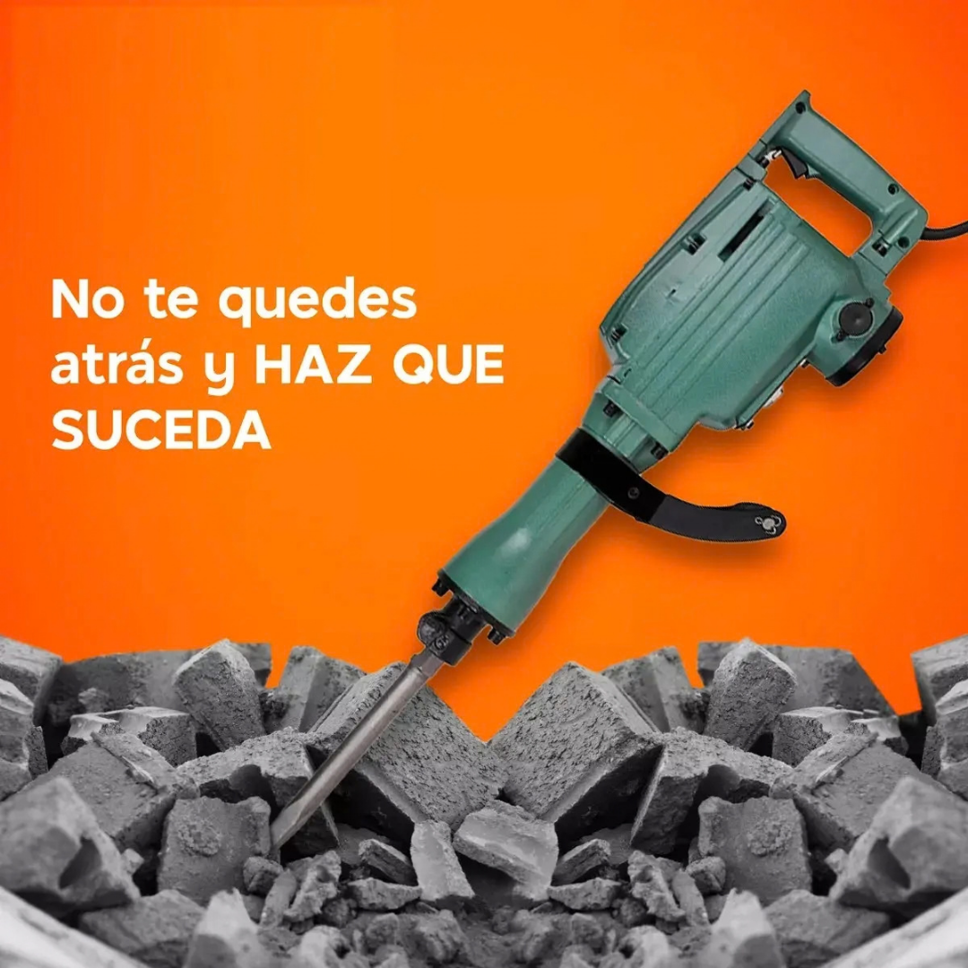 MARTILLO DEMOLEDOR CANGO 3000W 15 KG -ALTA POTENCIA PARA DEMOLICIÓN