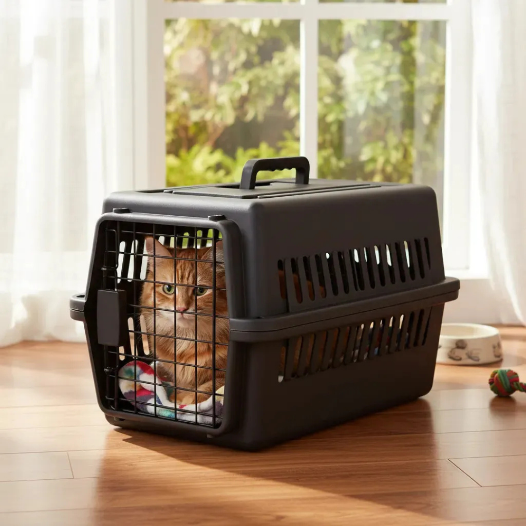 CAJA TRANSPORTADORA PARA PERROS Y GATOS RORO CANIL