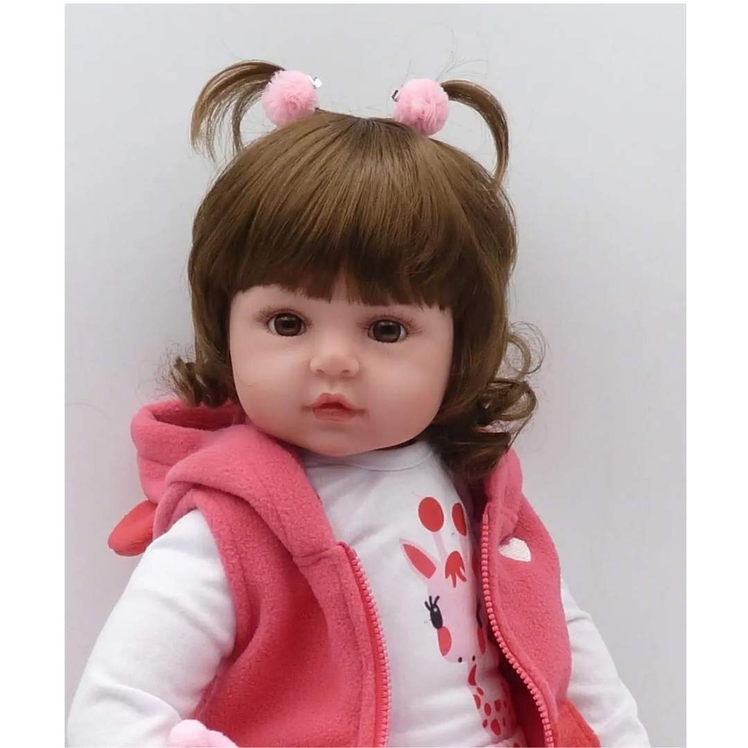 MUÑECA SILICONA 45CM BELLA REALISTA BEBÉ REBORN