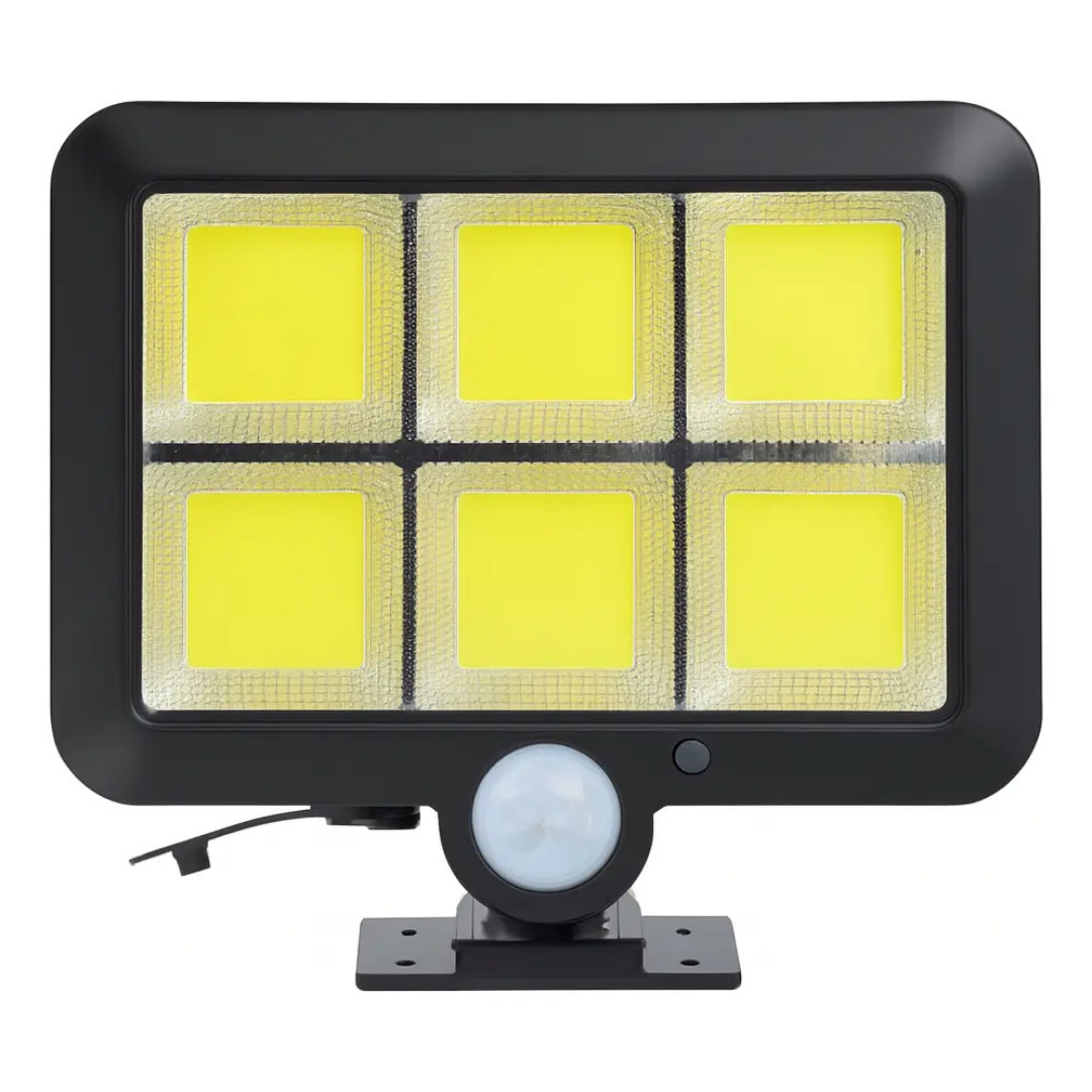 REFLECTOR SOLAR EXTERIOR 120W PACK X2 LED BLANCO PARA PARED