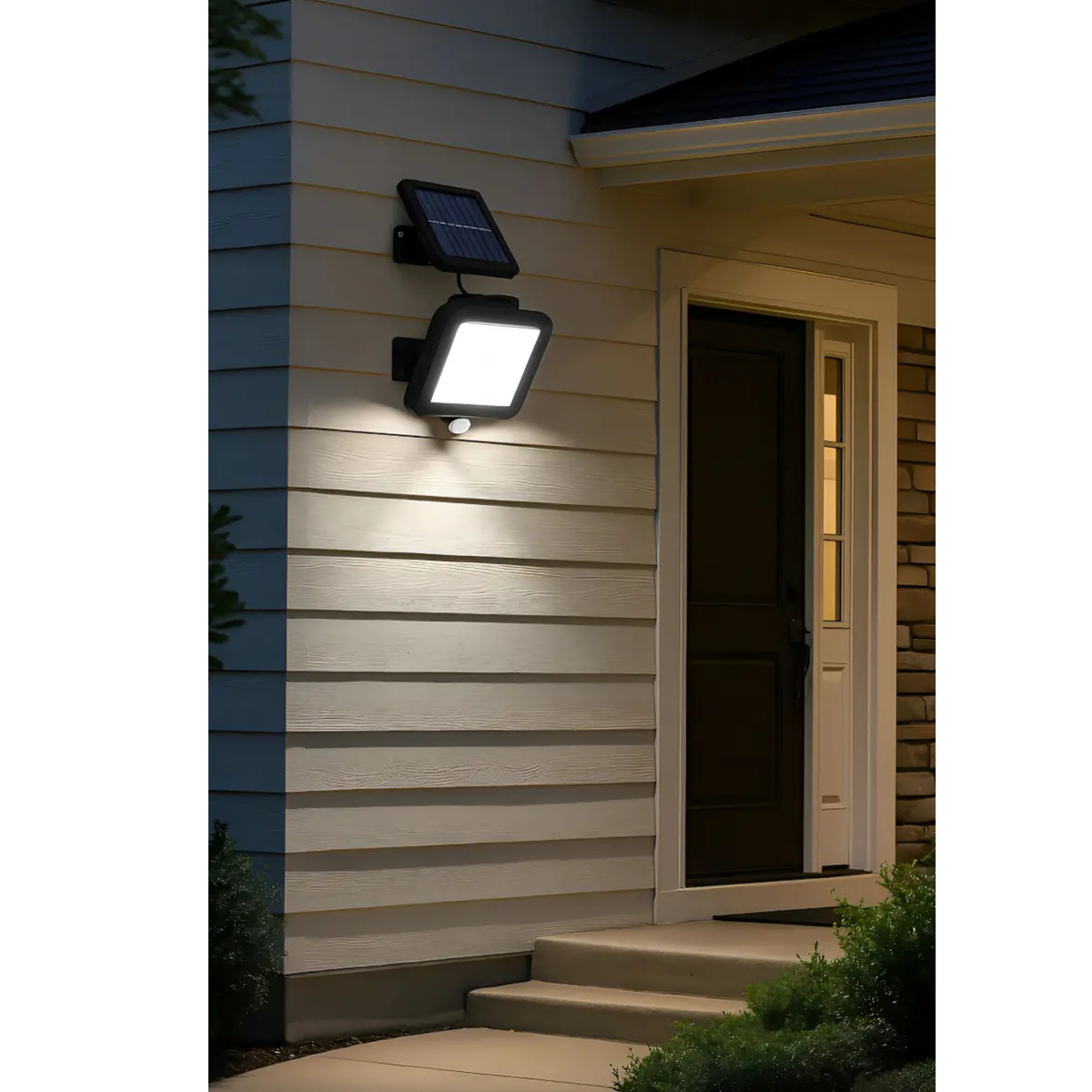 PACK X4 FOCOS LED SOLARES 250W EXTERIOR - LUZ BLANCA FRÍA