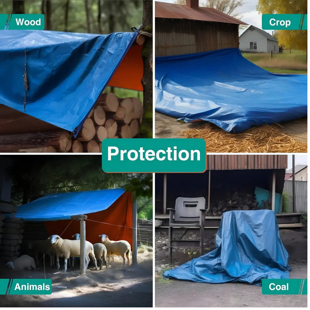 LONA IMPERMEABLE CUBRE AUTOS COBERTOR 4X6 METROS
