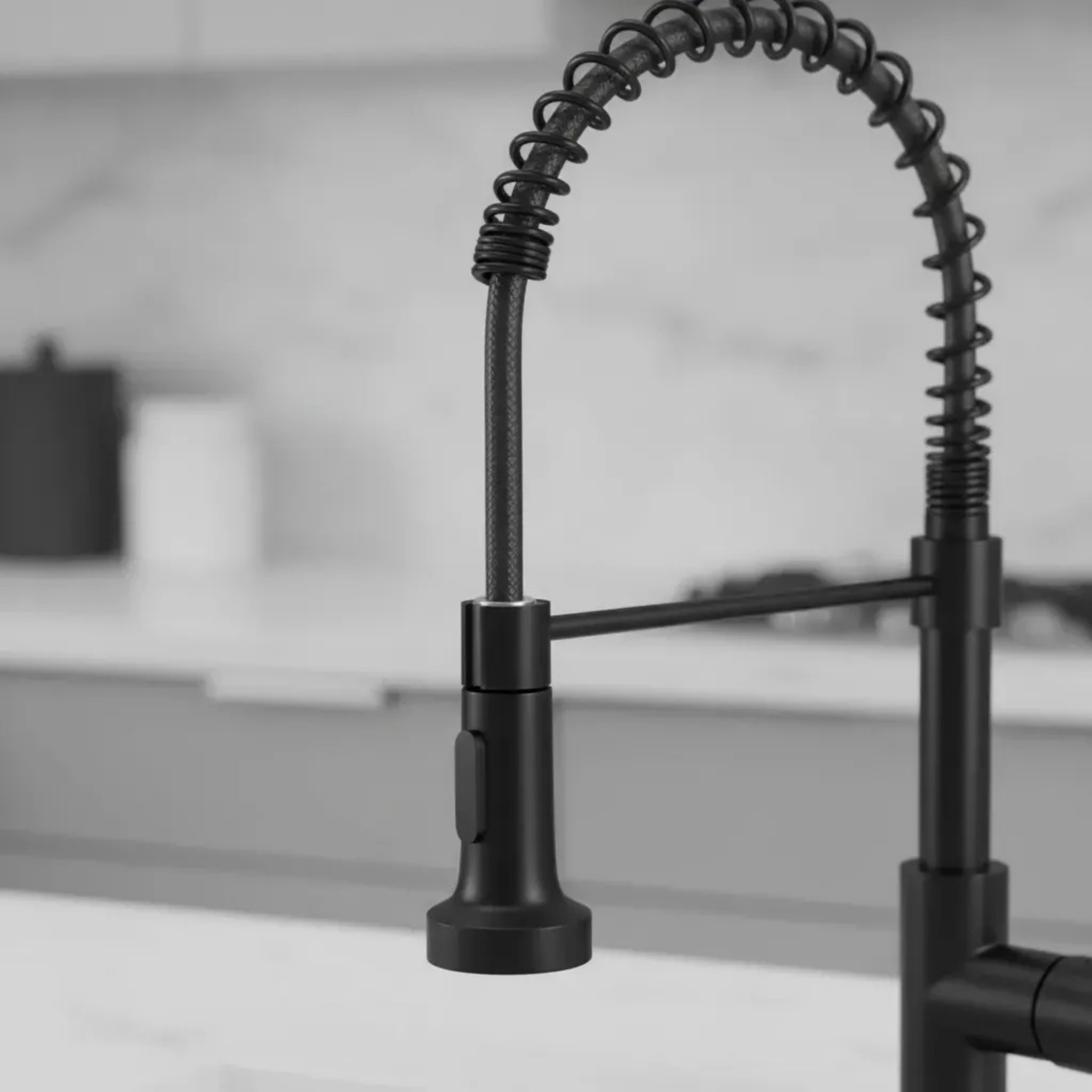 LLAVE MONOMANDO LAVAPLATOS PROFESIONAL EXTRAÍBLE FLEXIBLE FRÍA Y CALIENTE