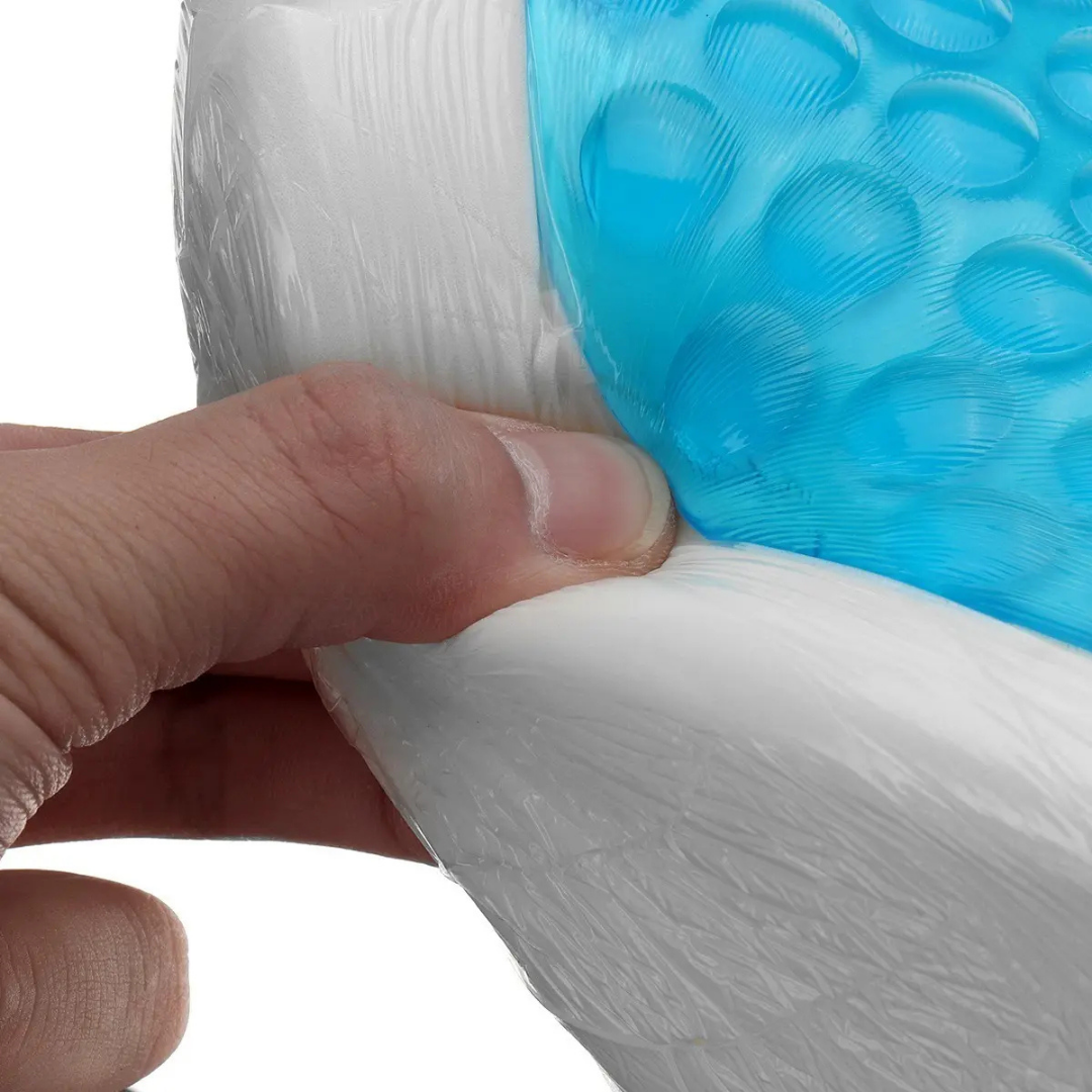 COJÍN ORTOPÉDICO PREMIUM COXIS ERGONÓMICO MEMORY FOAM + GEL