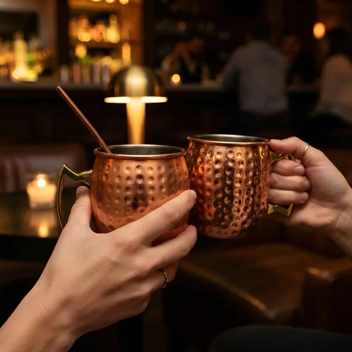 SET 2 VASOS COBRE CUINER MOSCOW MULE 500 ML PARA CÓCTEL