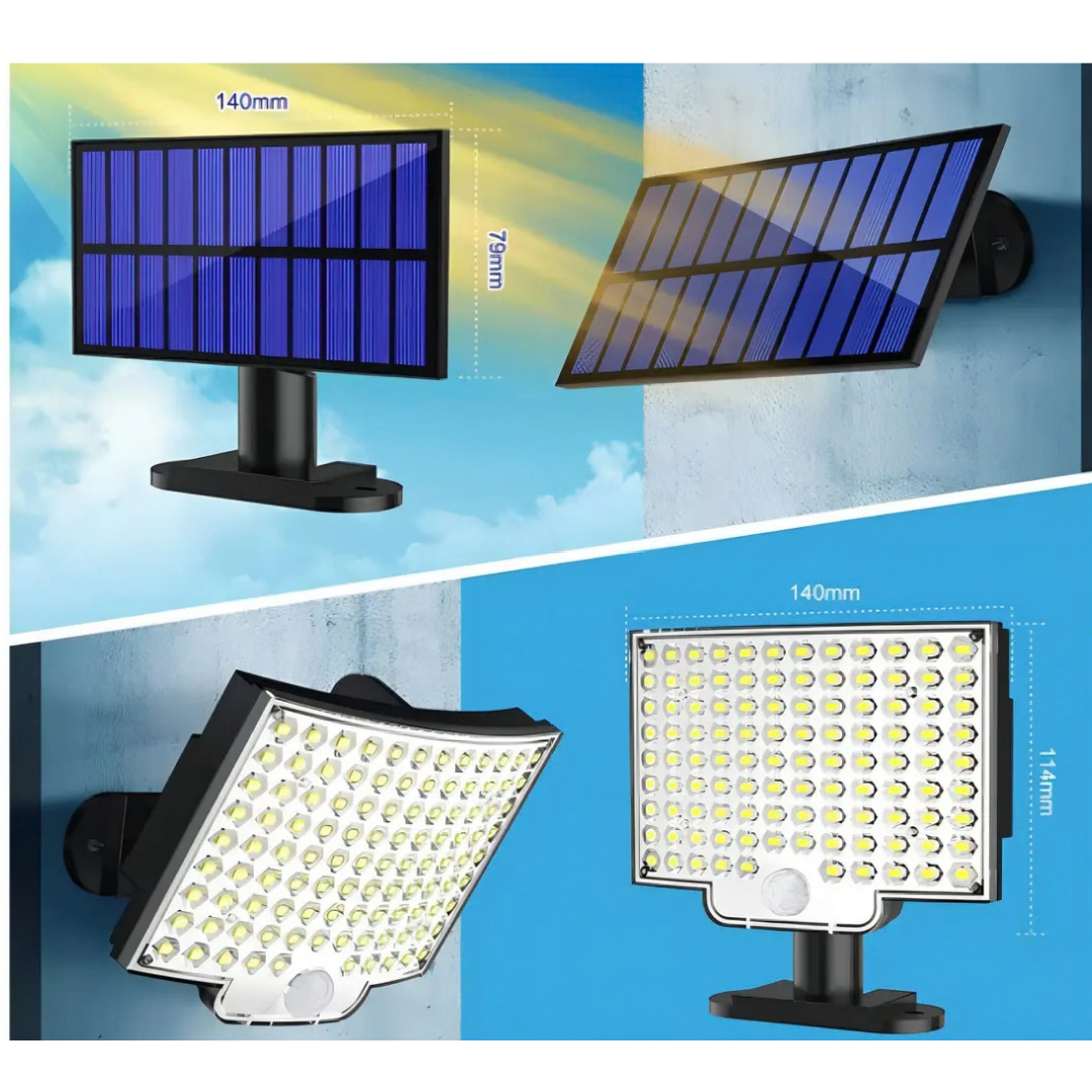 LÁMPARA LED SOLAR CON SENSOR DE MOVIMIENTO