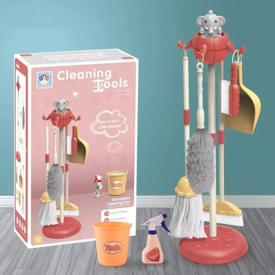 SET DE ASEO JUEGO DE LIMPIEZA JUGUETE DIDÁCTICO PARA NIÑOS CON ACCESORIOS.