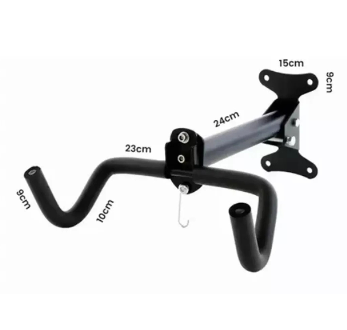 PORTA BICICLETA DE PARED PLEGABLE - SOPORTE METÁLICO PARA MURALLA