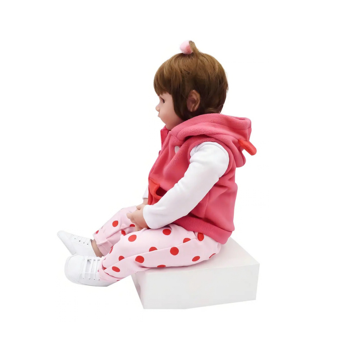 MUÑECA SILICONA 45CM BELLA REALISTA BEBÉ REBORN