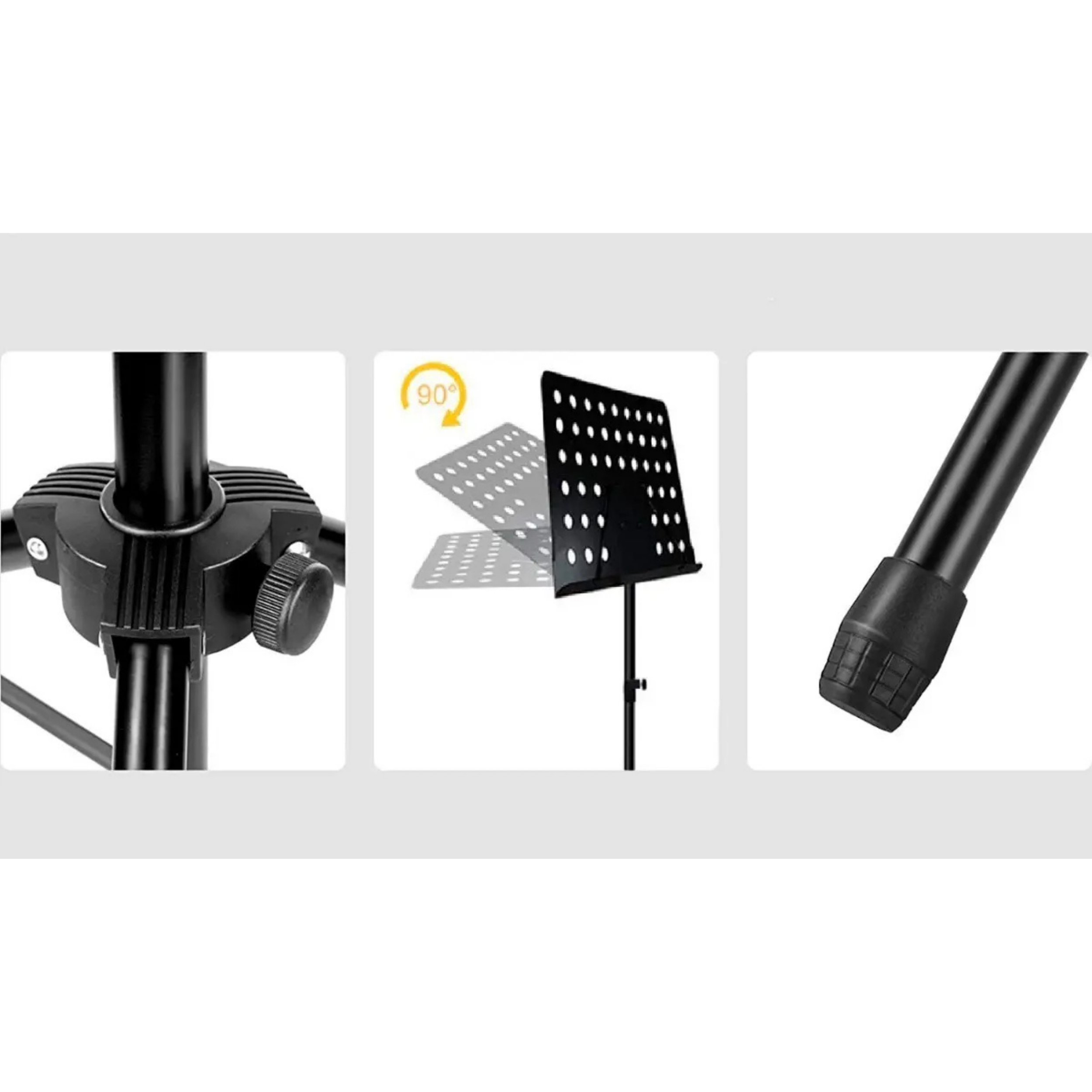 ATRIL PLEGABLE ROMMS MS-203E ALTURA AJUSTABLE NEGRO