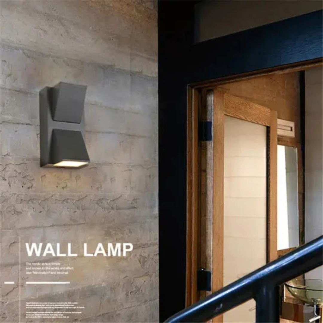FOCO MURO APLIQUE LED EXTERIOR FORMA K