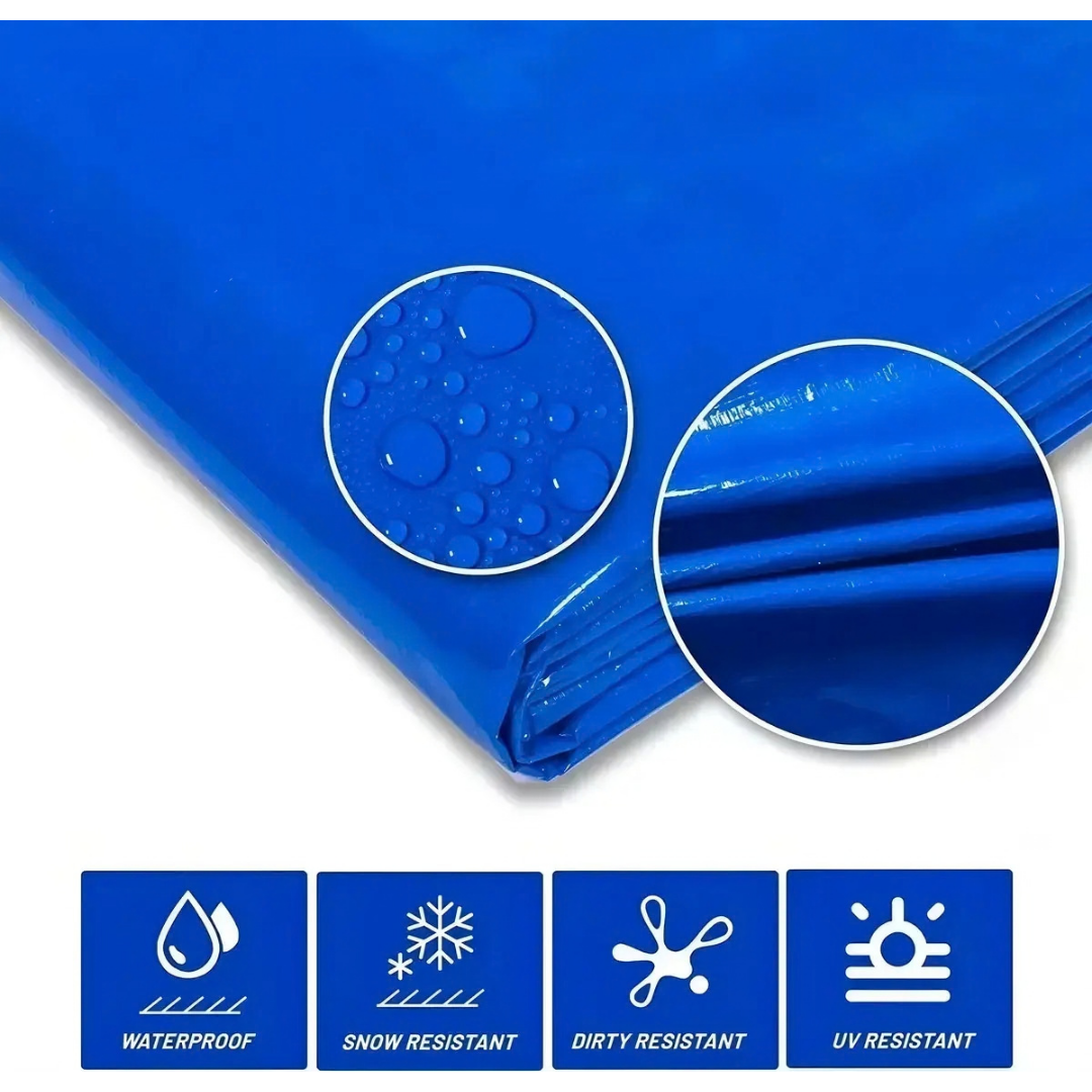 LONA IMPERMEABLE CUBRE AUTOS COBERTOR 4X6 METROS