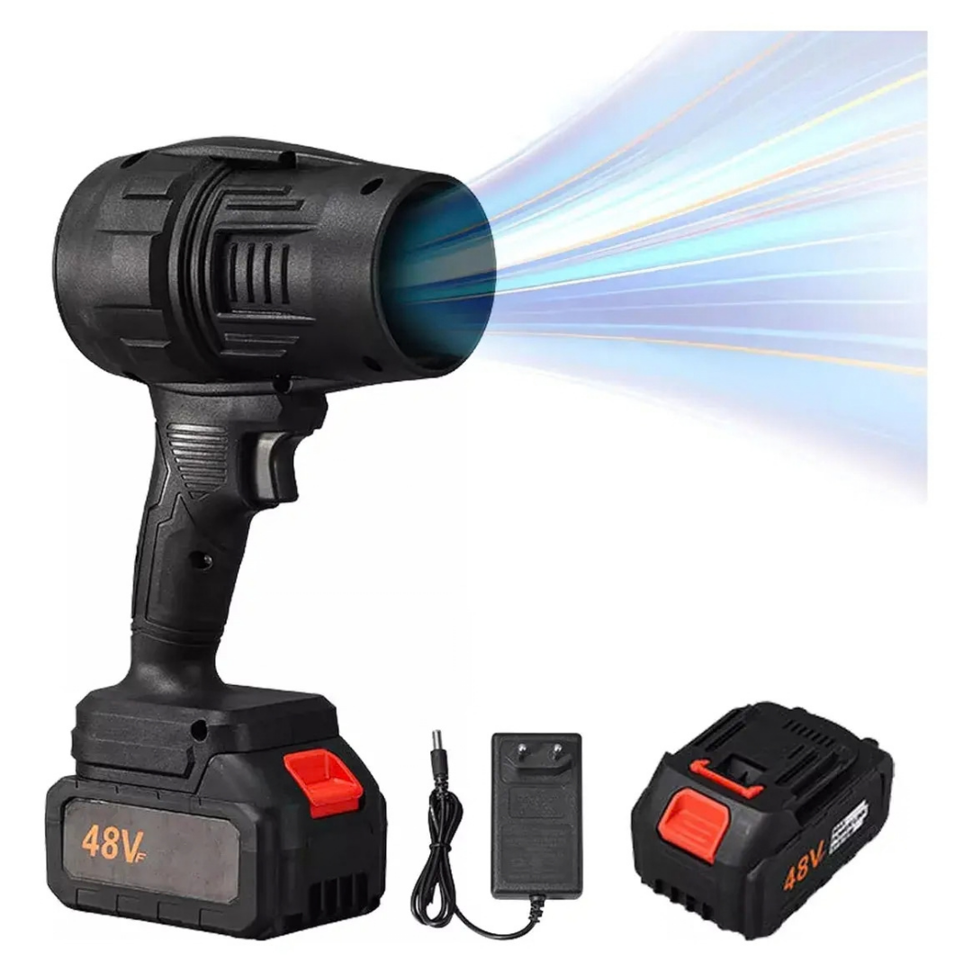 SOPLADOR PROFESIONAL DE POLVO TURBINA INALÁMBRICO 1050W -NEGRO