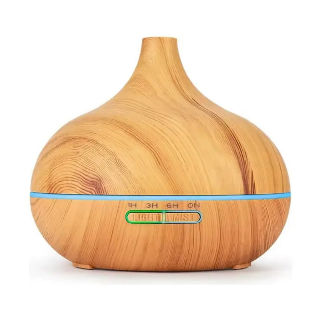 HUMIDIFICADOR ULTRASÓNICO DIFUSOR DE AROMAS 550 ml + 6 ESENCIAS PREMIUM