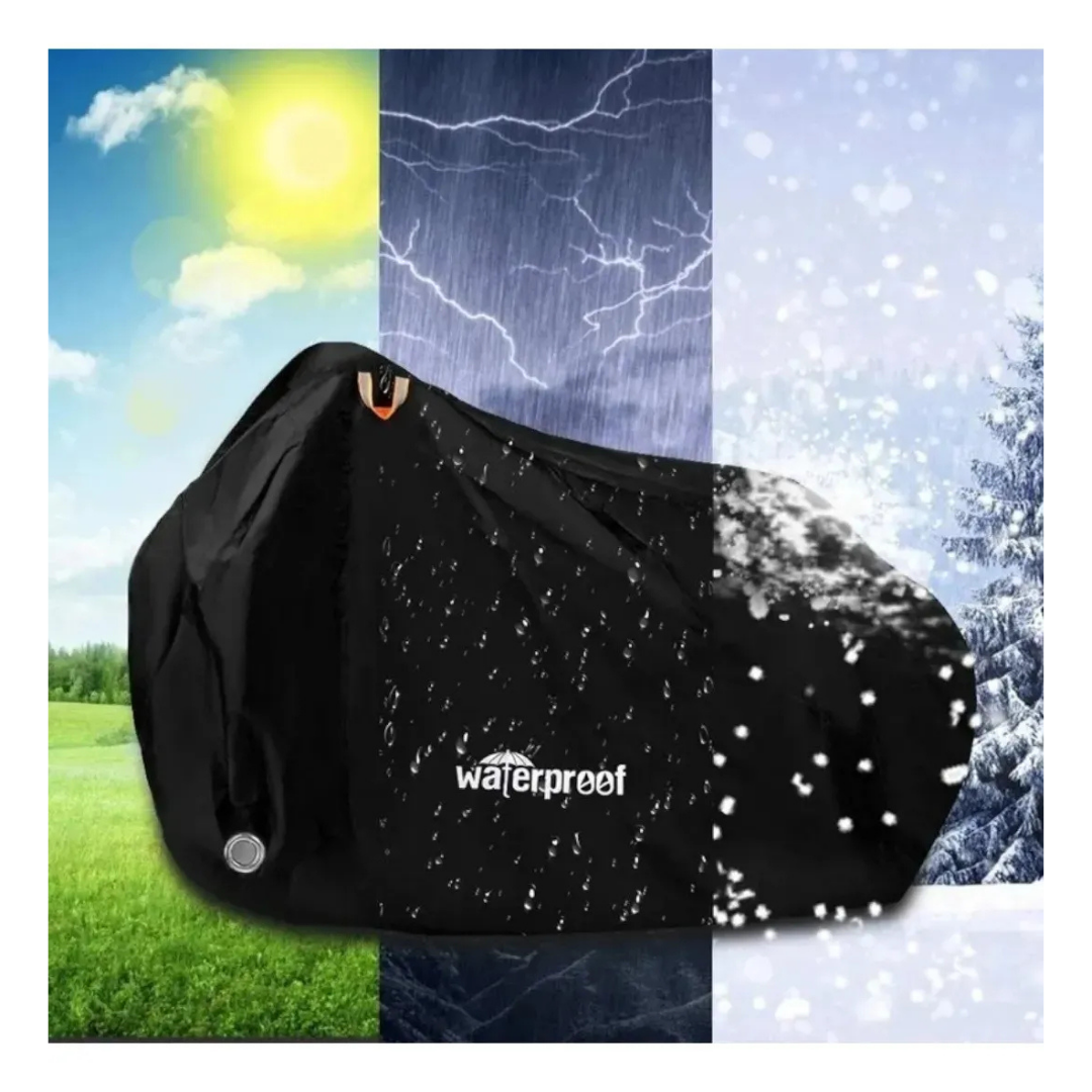 FUNDA IMPERMEABLE PARA BICICLETA 110X200 CM - PROTECCIÓN TOTAL PARA EXTERIOR E INTERIOR