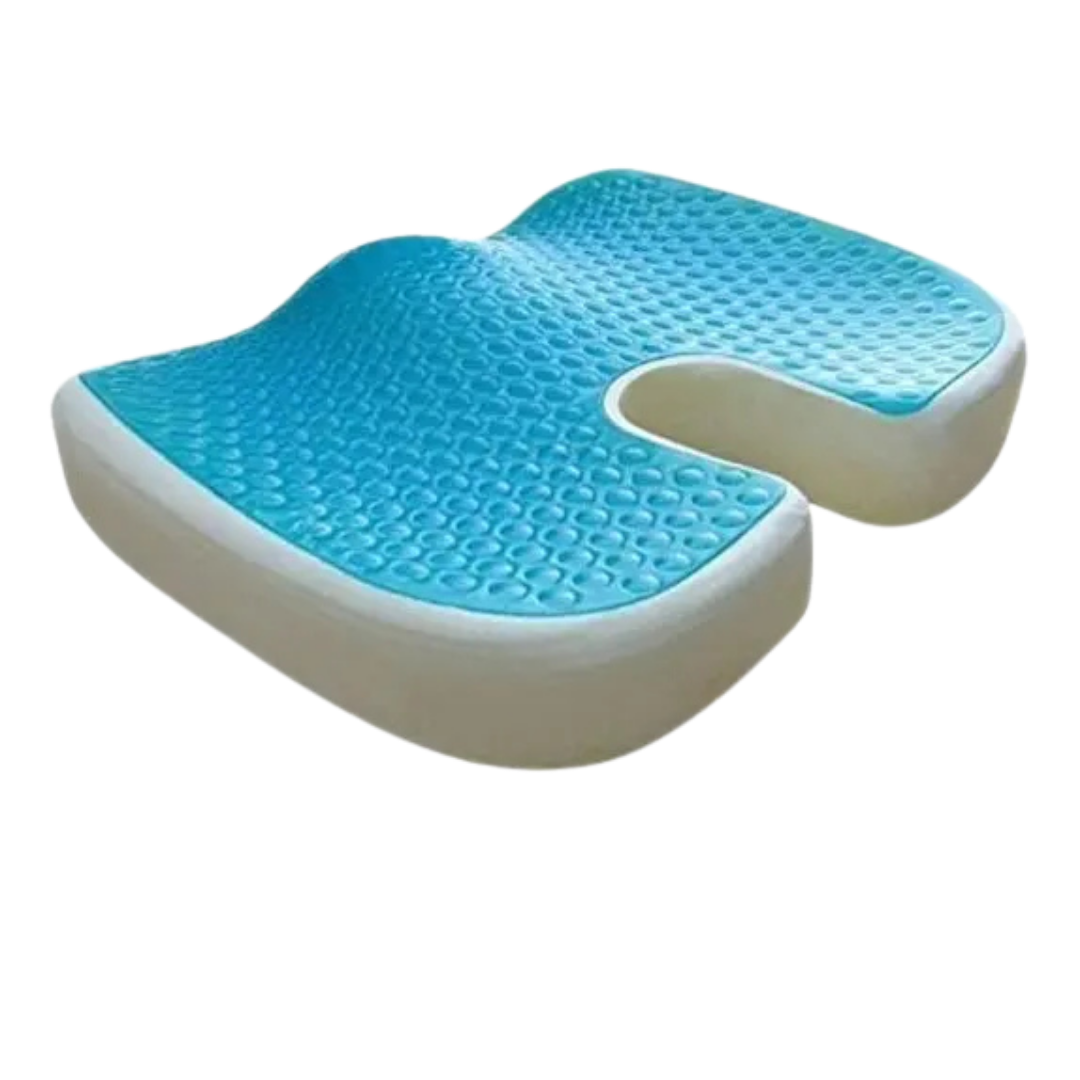 COJÍN ORTOPÉDICO PREMIUM COXIS ERGONÓMICO MEMORY FOAM + GEL