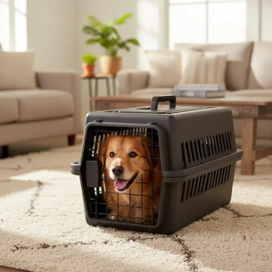 CAJA TRANSPORTADORA PARA PERROS Y GATOS RORO CANIL