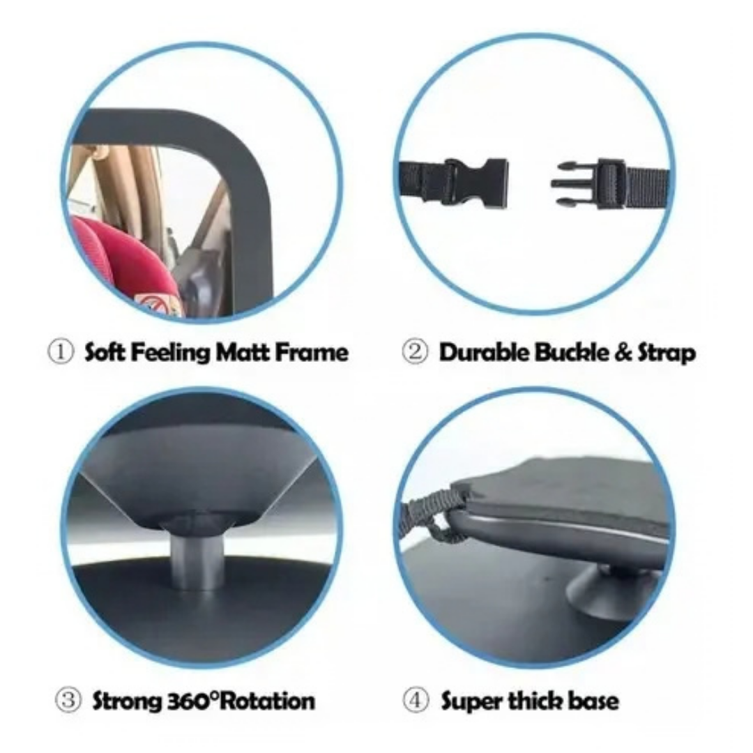 ESPEJO RETROVISOR DE AUTO PARA SEGURIDAD DE NIÑOS