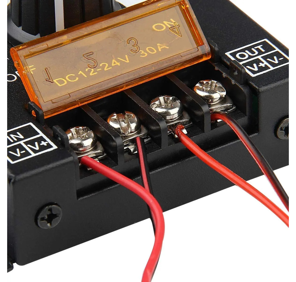 DIMMER CONTROLADOR MONOCROMÁTICO 12-24V 30A PARA LUCES LED
